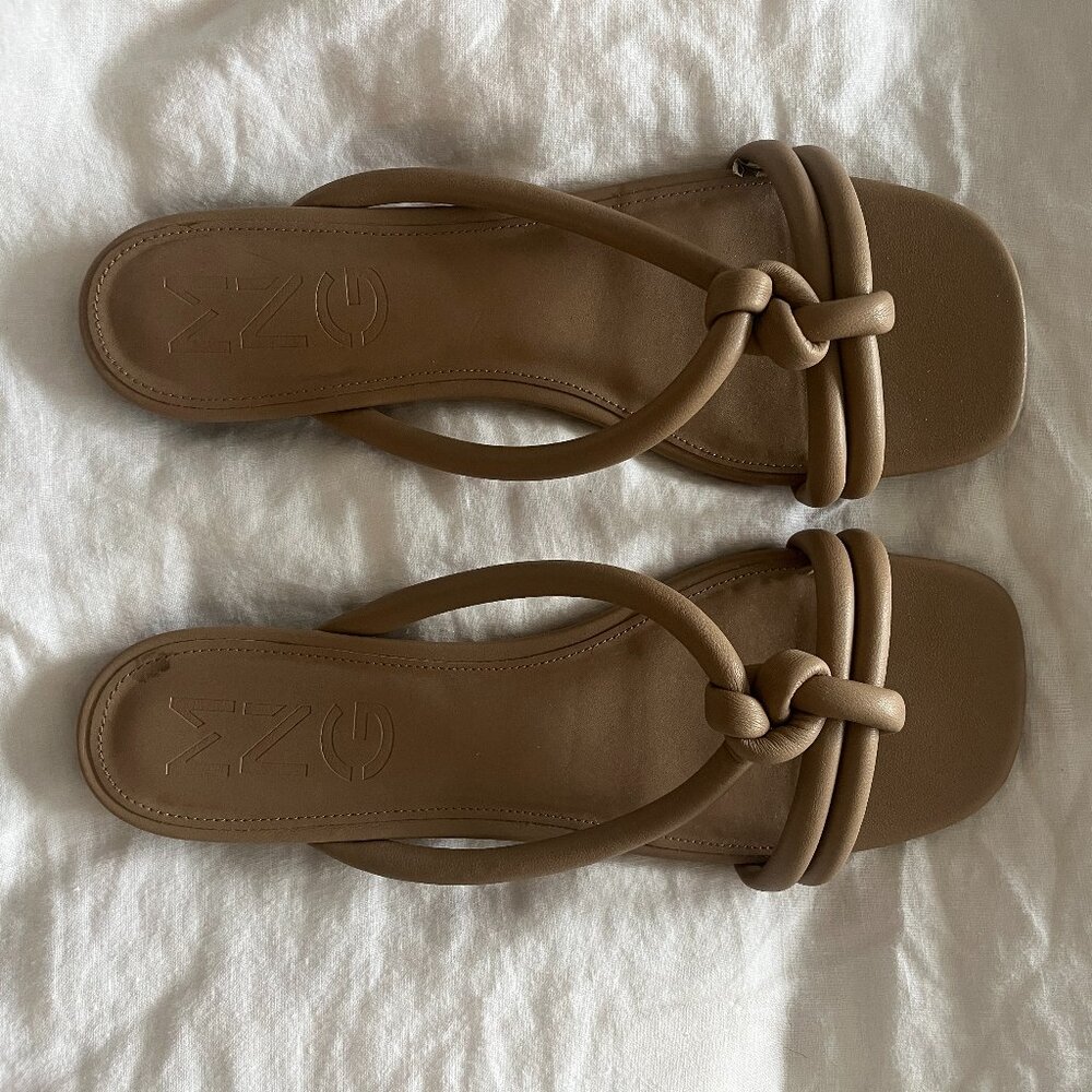 Mango Knotted Sandals, size 9